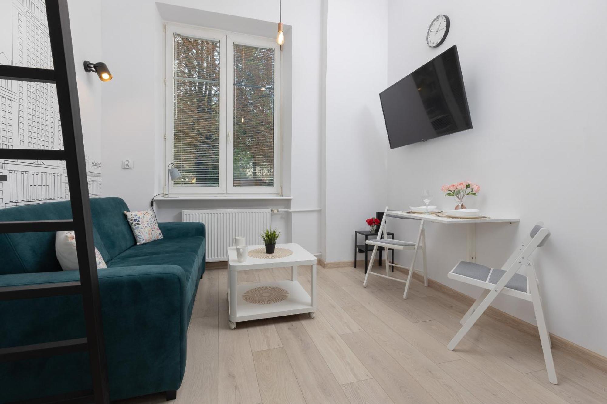 Aleja Wyzwolenia Studio with Mezzanine Warsaw Downtown by Noclegi Renters Eksteriør billede